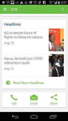 KCB android App screenshot 0