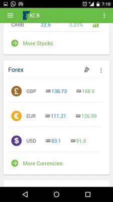 KCB android App screenshot 1